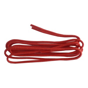 Lacets fins cirés 75cm - Rouge