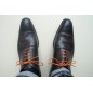 Lacets pour chaussures fins cirés 75cm - Orange Lacets pour chaussures fins cirés 75cm - Orange