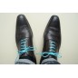 Lacets pour chaussures fins cirés 75cm - Turquoise Lacets pour chaussures fins cirés 75cm - Turquoise