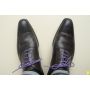 Lacets fins cirés 75cm - Violet