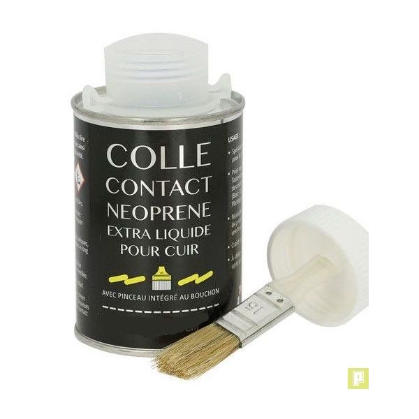 Colle de cordonnier professionnelle avec pinceau incorporé, Colle pour  cuir, Colle néopréne