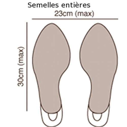 Patins de protection bleus pour protéger les semelles de vos chaussures préférées Patins de protection bleus pour protéger les semelles de vos chaussures préférées