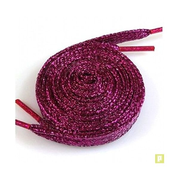 lacet noir paillette