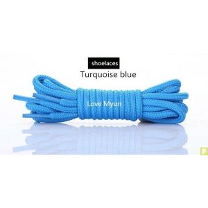 Lacet chaussure marche randonnee et montagne 150cm Turquoise Bleu