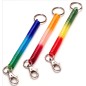Porte clés tortillon à spirales extensible - Lot de 3