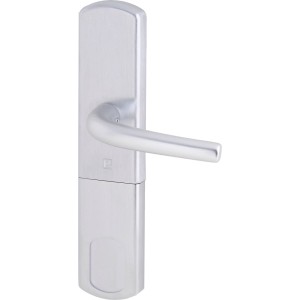 Garniture de porte blindée avec protége cylindre magnétique