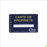 Clé ASSA Twin 6000 duplicata de carte de propriété