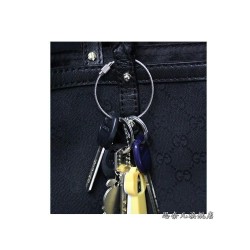 Anneaux porte clés cable acier inoxidable