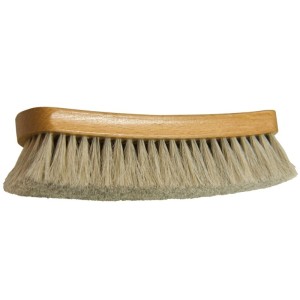 Brosse à lustrer le cuir en crin de cheval