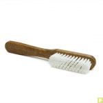 Brosse à lustrer le cuir double