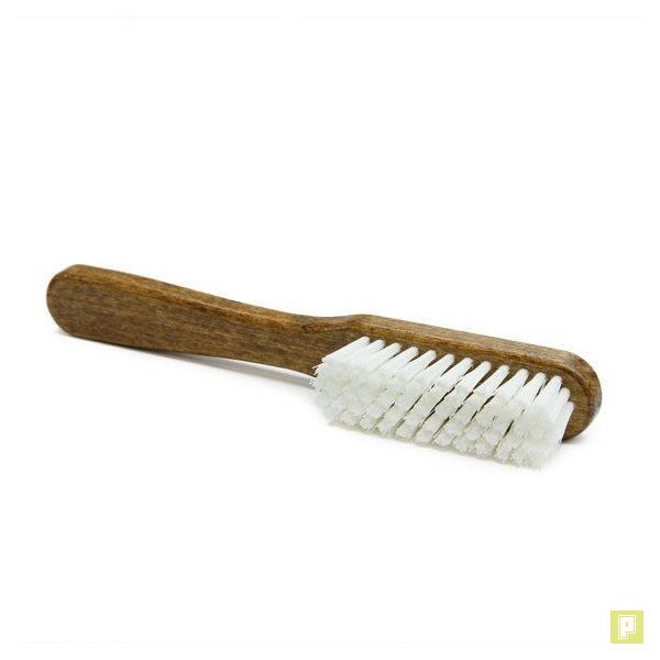 Brosse décrottoir Trimadel pour chaussures en cuir - Bois et soie  synthétique - Cuir en Stock