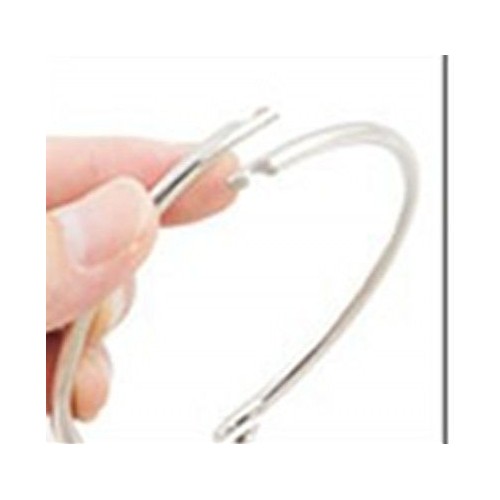 100 Anneaux Porte-clés Métalliques - 5 Tailles (40mm à 20mm), Nickelés, Pour Clés, Artisanat, DIY