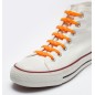 Lacets élastiques silicone orange pastel Lacets élastiques silicone orange pastel