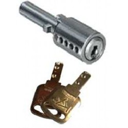 Serrure amovible pour vitrine portes en verre coulissante