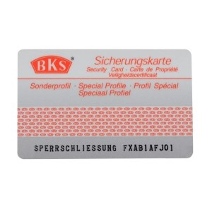 Carte de propriété BKS duplicata