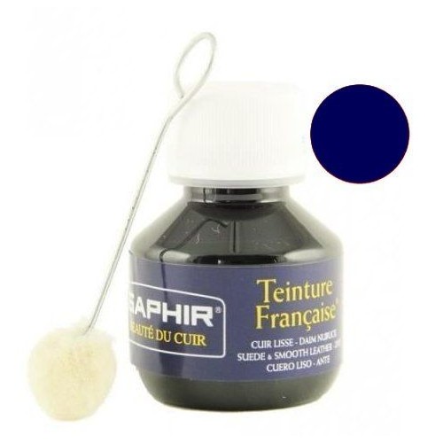 Teinture pénétrante cuir et daim bleu marine 06 Teinture pénétrante cuir et daim bleu marine 06