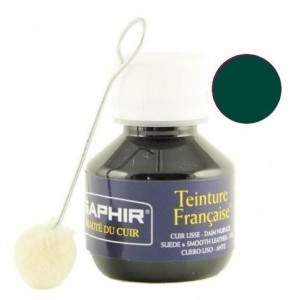 Teinture pénétrante cuir et daim vert foncé 20