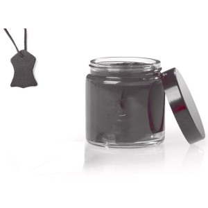 Crème d'entretien pour cuir, rénovateur pour cuirs d'ameublement, vêtements et maroquinerie gris anthracite