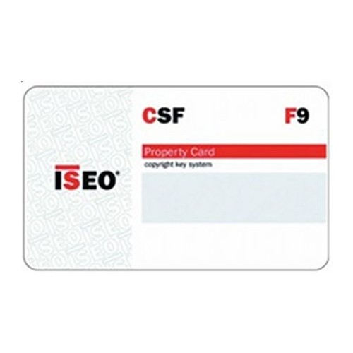 Carte de propriété ISEO duplicata Carte de propriété ISEO duplicata