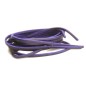 Lacets pour chaussures bateaux en cuir carré violet