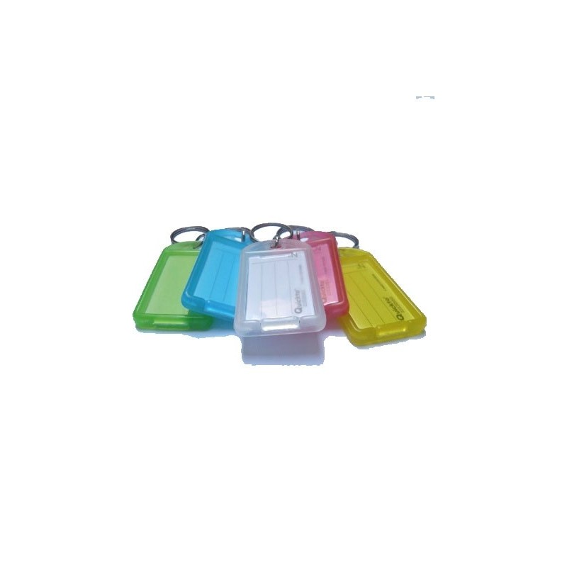 Porte clés etiquette à clapet personnalisable Porte clés etiquette à clapet personnalisable