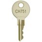 Clé RONIS SOUTHCO TRIMARK CH751 Clé RONIS SOUTHCO TRIMARK CH751