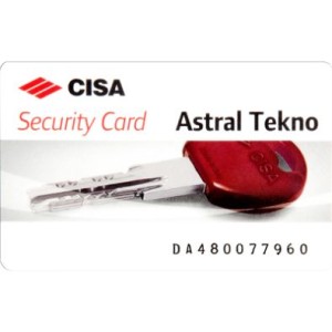 Clé CISA Astral Tekno