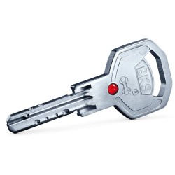 Clé BKS Finstral point rouge