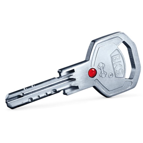 Clé BKS Finstral point rouge