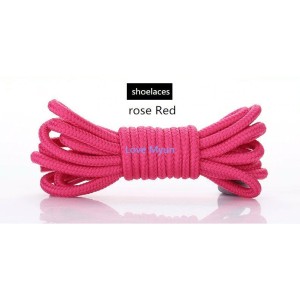 Lacet chaussure marche randonnée et montagne 150cm Rose rouge