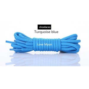 Lacet chaussure marche randonnée et montagne 150cm Turquoise Bleu