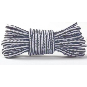 Lacet chaussure marche randonnée et montagne 150cm Blanc Gris