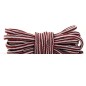 Lacet chaussure marche randonnée et montagne 150cm Blanc Bordeaux