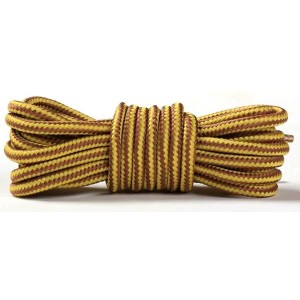 Lacet chaussure marche randonnée et montagne 150cm Jaune Brun