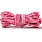 Lacet chaussure marche randonnée et montagne 150cm Blanc Rose rouge