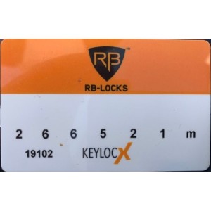 Clé RB LOCKS KEYLOCX