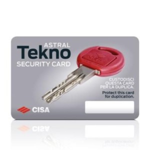 Carte de sécurité CISA duplicata