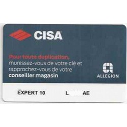 Clé CISA Astral profil AE AG