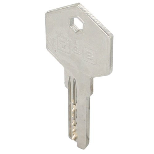 Clé T&B pour cylindre OXYLOC profil Y 6 chiffres Clé T&B pour cylindre OXYLOC profil Y 6 chiffres