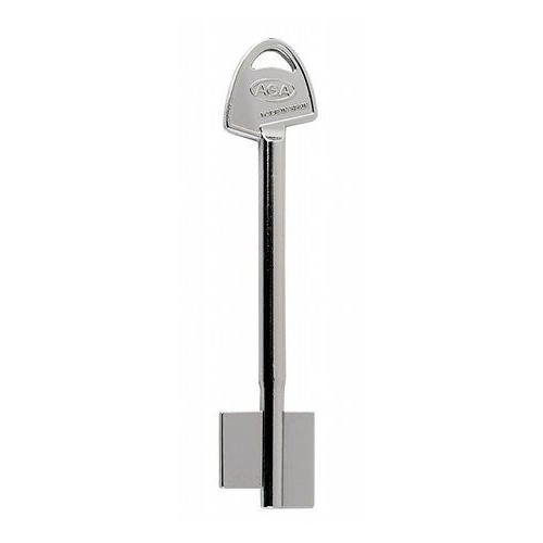 Clé AGA double panneton forée grand modèle Clé AGA double panneton forée grand modèle