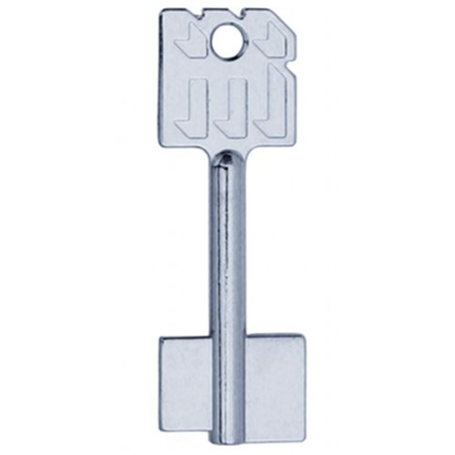 Clé Mauer double panneton pour coffre fort 65mm Clé Mauer double panneton pour coffre fort 65mm