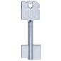 Clé Mauer double panneton pour coffre fort 65mm Clé Mauer double panneton pour coffre fort 65mm