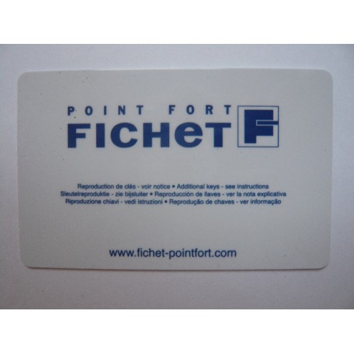 Carte de propriété fichet Carte de propriété fichet