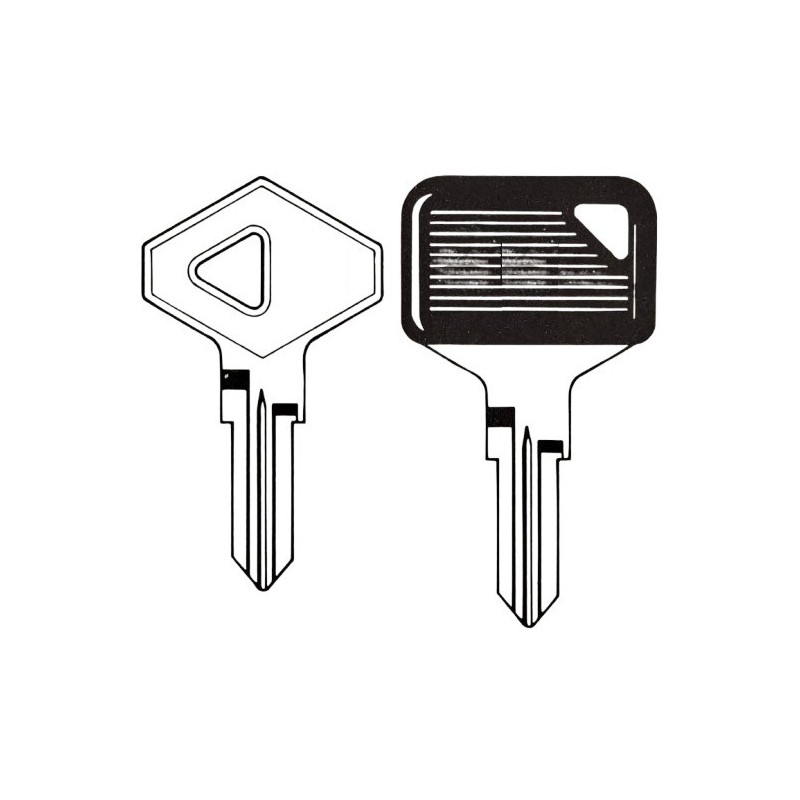 Clé renault Vachette ancien modèle