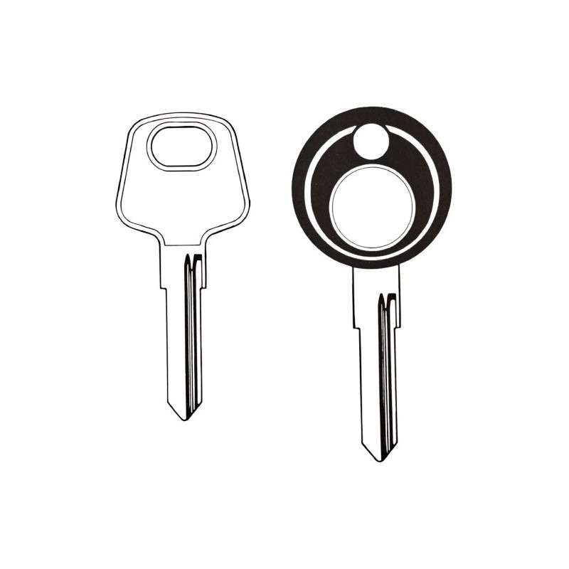 copie de Clé VOLKSWAGEN ancien modèle de collection contact