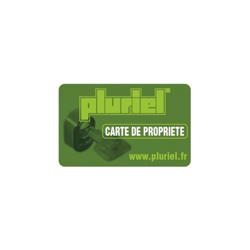 Carte de propriété Pluriel Duplicata