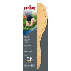 Semelle pour chaussures cuir véritable et latex PEDAG