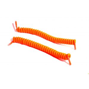 Lacets elastiques a spirales pour chaussures