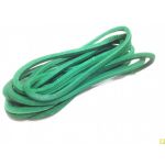 Lacets pour chaussures bateaux en cuir carré vert