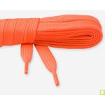 Lacet chaussure plat orange fluo 130cm basket, sport